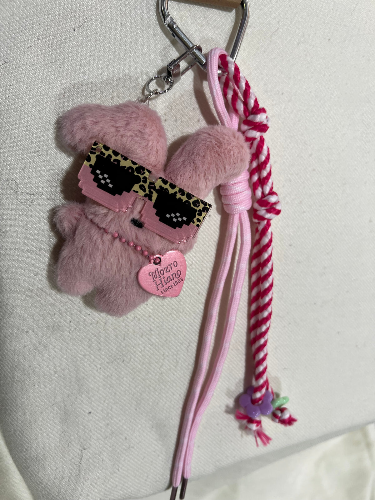PINK SOFT TOY - BAG CHARMS