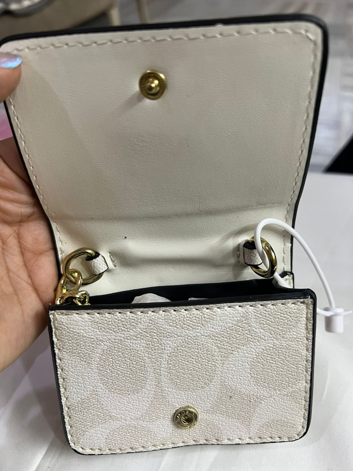 COACH INSPIRED WALLET WITH SLING CHAIN