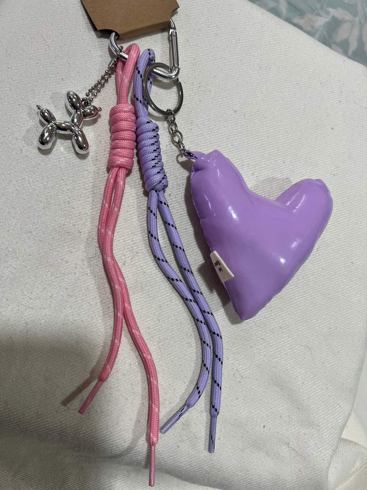 HEART SHAPE BAG CHARMS
