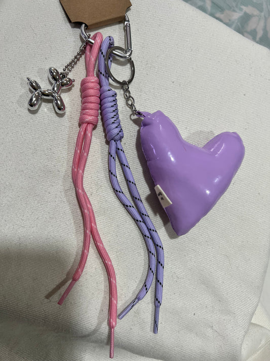 HEART SHAPE BAG CHARMS