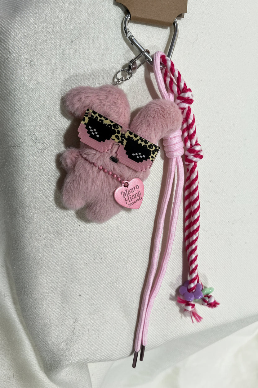 PINK SOFT TOY - BAG CHARMS