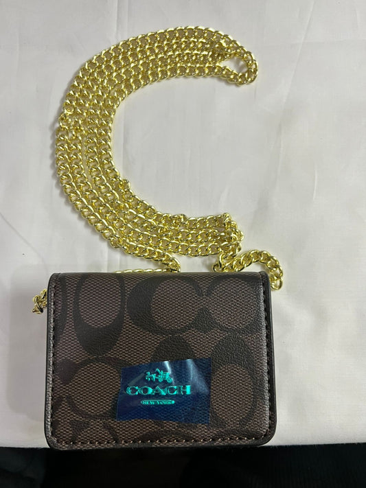 COACH INSPIRED WALLET WITH SLING CHAIN