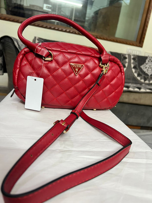 GUESS INSPIRED RED SATCHEL BAG