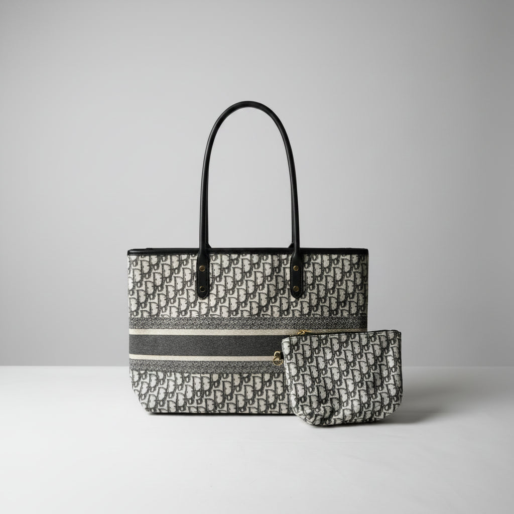 CHRISTIAN DIOR INSPIRED TOTE BAG